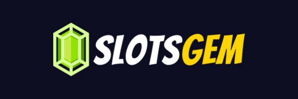Slotsgem Casino banner showing its pokies library